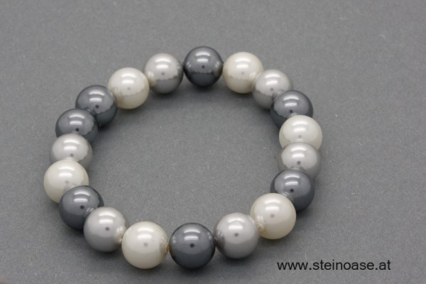 Armband Muschelkern-Perle 10mm